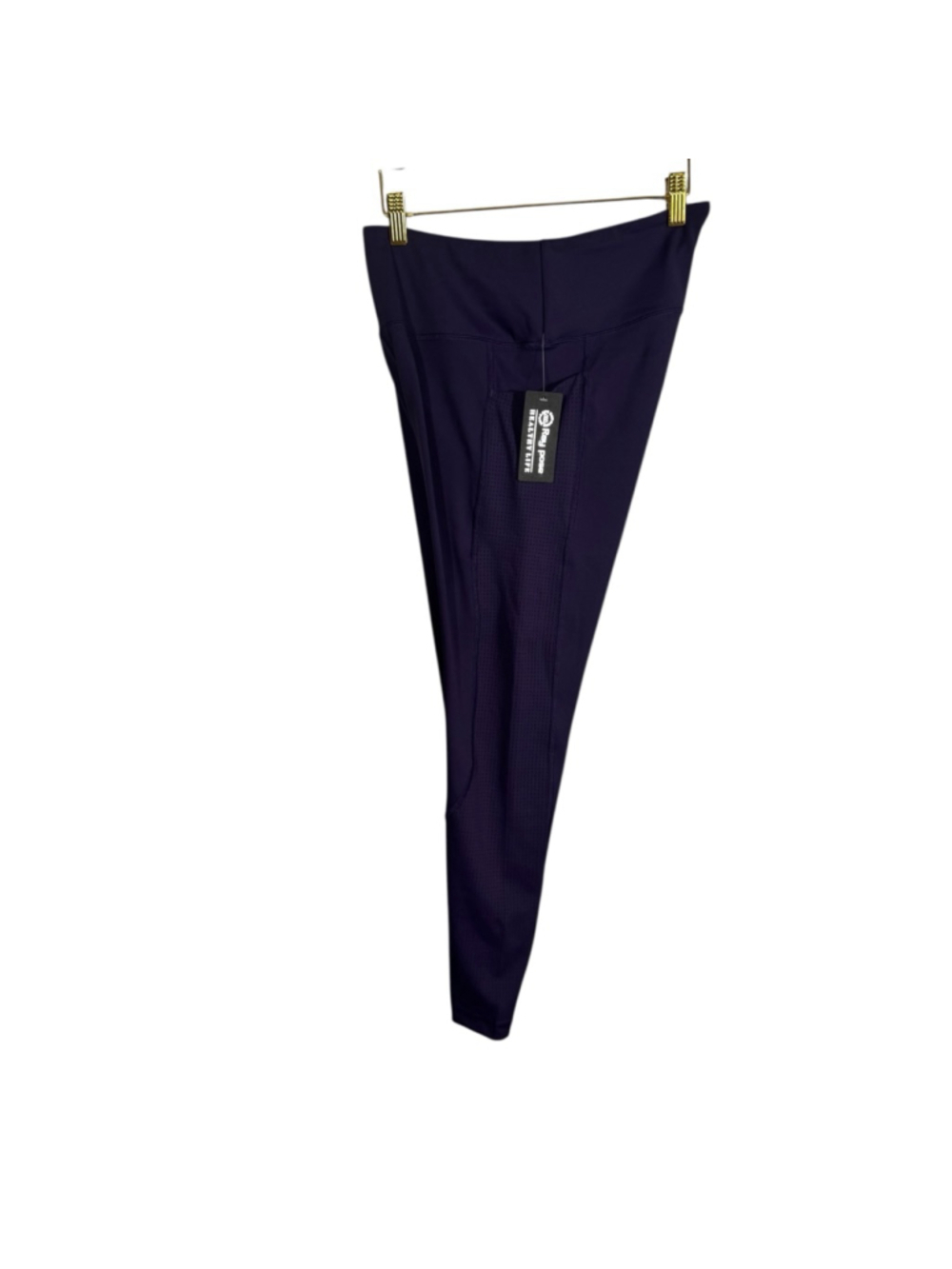 Size L Raypose Dark Purple Active Gym Workout Full Length Leggings - Picture 3 of 9